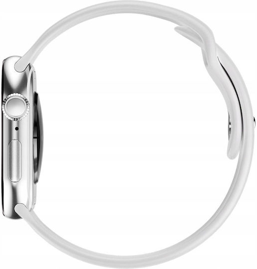 Platinet Pro Mini Smartwatch με Παλμογράφο (Λευκό)