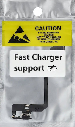 Charging Flex USB for iPhone XS Black Used