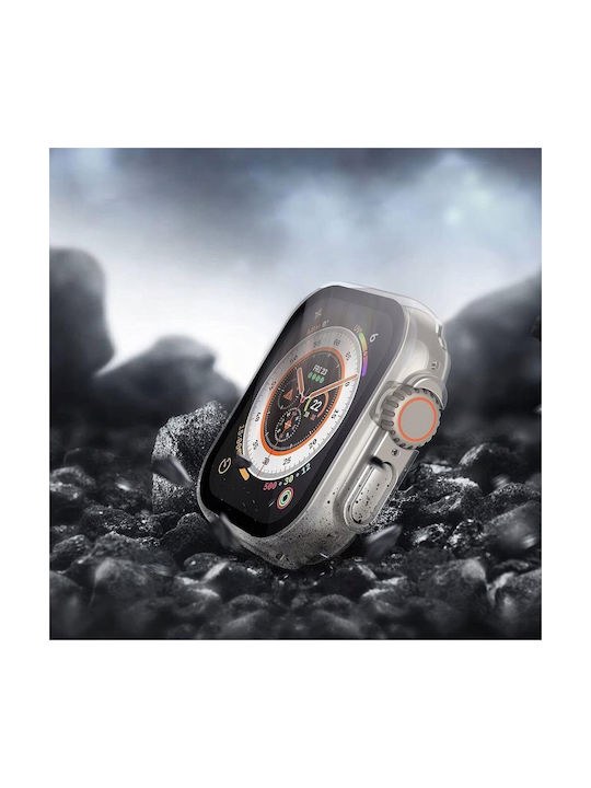 X-One Dropguard Plastic Case in Transparent color for Apple Watch Ultra/Ultra 2.