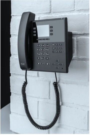 Auerswald COMfortel D-110 Verkabelt IP-Telefon mit 6 Linien in Schwarz