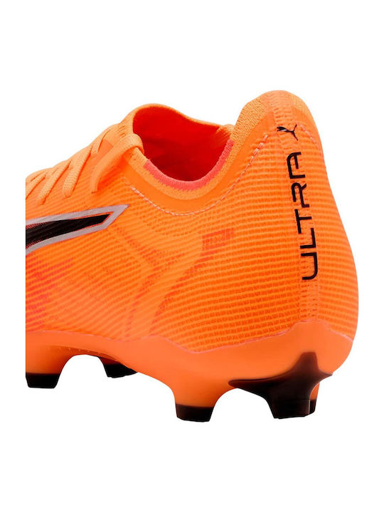 PUMA Ultra 6 Match Football Shoes with Cleats Orange