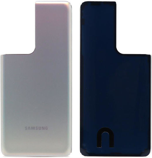 Καπάκι Μπαταρίας Ασημί για Samsung Galaxy S21 Ultra 5G