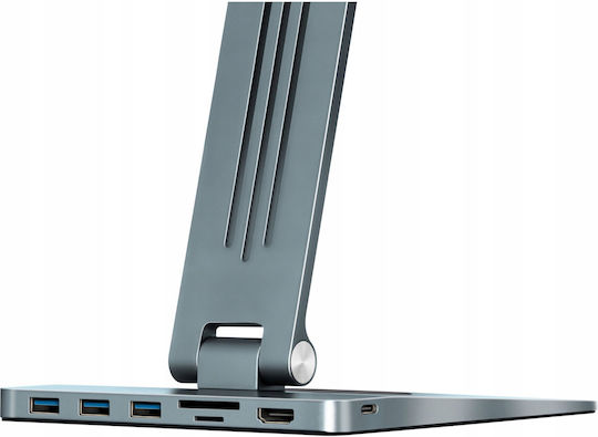 Yenkee Βάση Tablet Γραφείου έως 15.6" σε Ασημί χρώμα