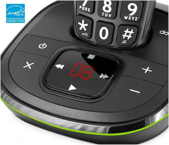 Doro PhoneEasy 105wr Cordless Phone Black