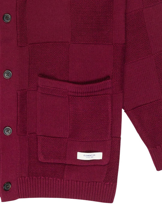 Herren Jacke mit Kapuze Red