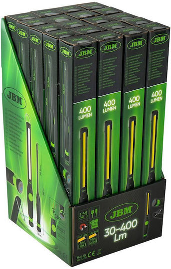 JBM Wiederaufladbarer LED Taschenlampe mit Maximaler Helligkeit 400lm
