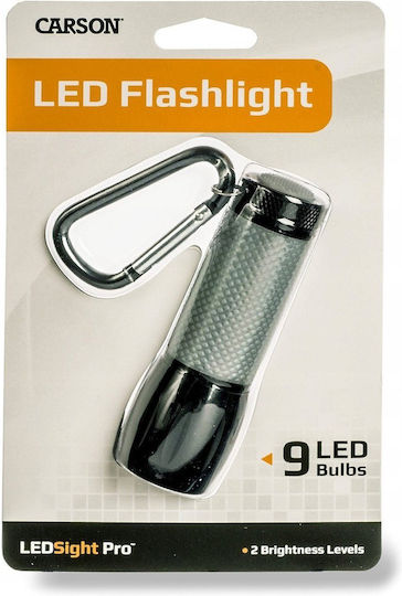 Carson Rc Pro Schlüsselanhänger-Taschenlampe LED Grau