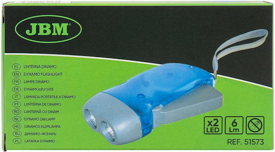 JBM Rechargeable Flashlight LED with Maximum Brightness 6lm