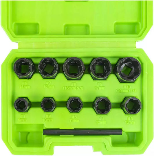 JBM Auszieher Nuss Quadratisch mit Vierkant-Antrieb 3/8" 1Stück