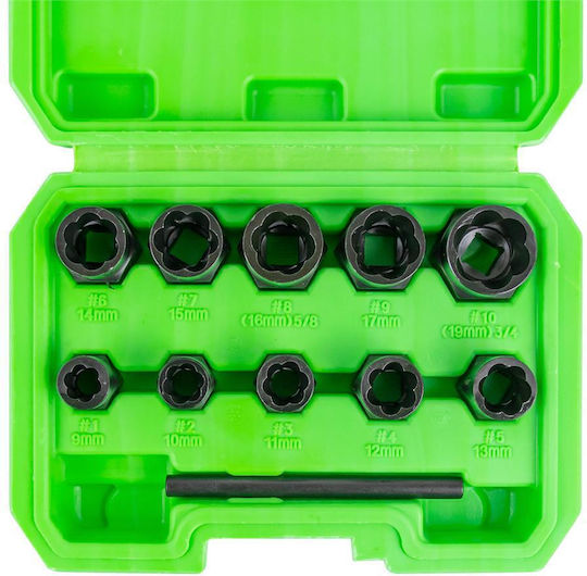 JBM Auszieher Nuss Quadratisch mit Vierkant-Antrieb 3/8" 1Stück