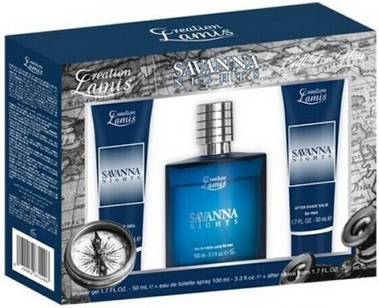 Creation Lamis Nights Ανδρικό Σετ με Eau de Toilette 3τμχ