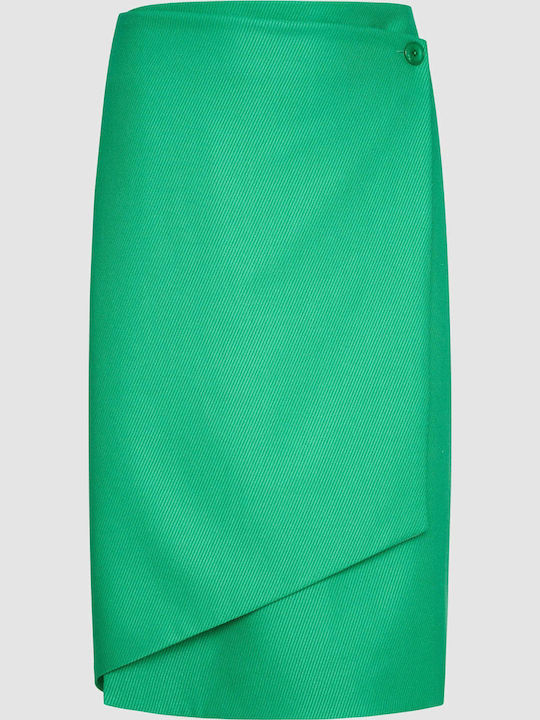 Midi Fustă Plic Verde