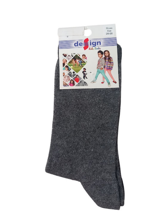 Design Socks Παιδικές Κάλτσες Γκρι