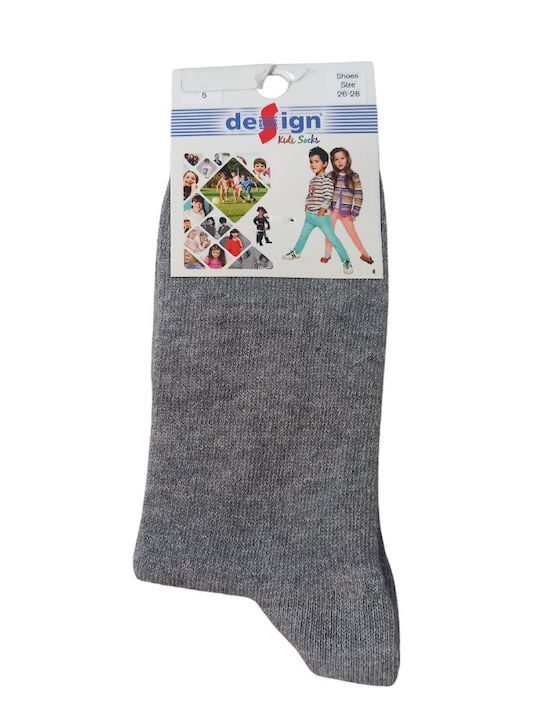 Design Socks Παιδικές Κάλτσες Γκρι