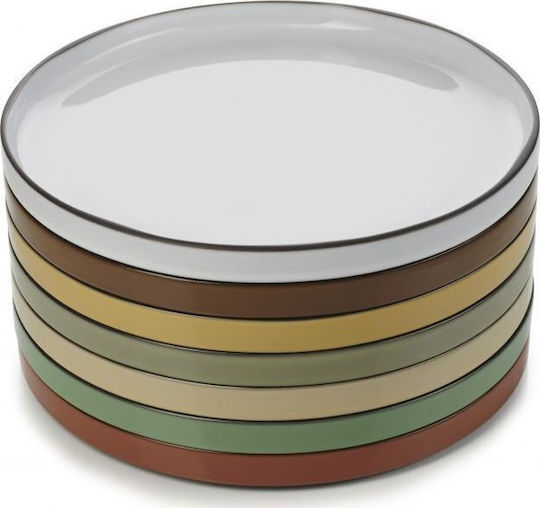 Revol Revol Serving Plate Shallow Green with Diameter 28cm