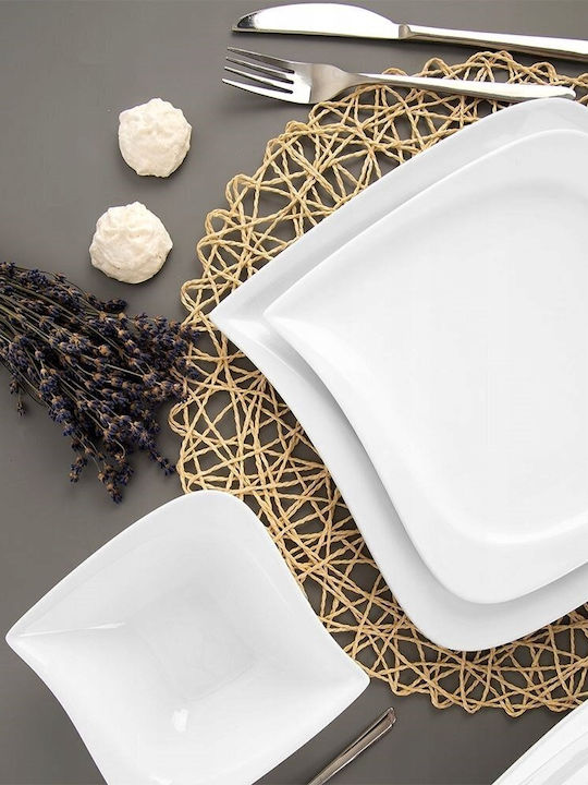 Orion Plate Shallow made of Porcelain with Diameter 25cm