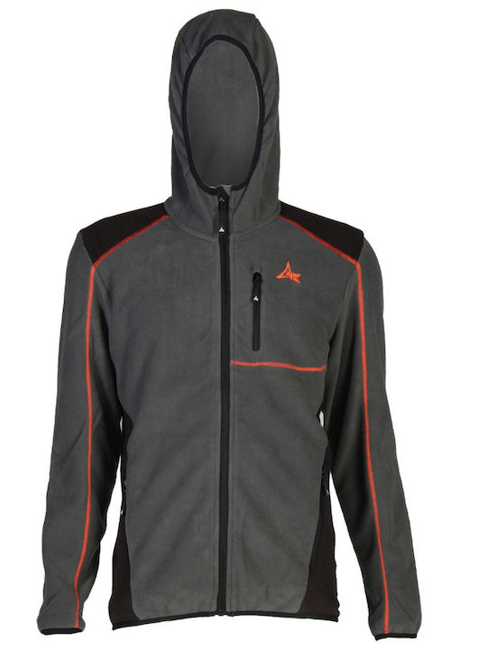 Apu Altai Hooddie Fleece Κυνηγετική Ζακέτα Fleece Γκρι