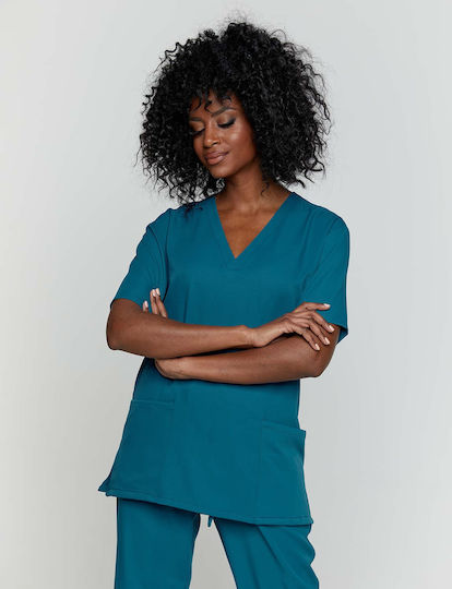 Velilla Mito Unisex Blue Medical Blouse