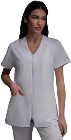 Medizinische Jacke Weiß