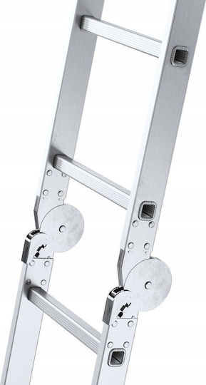 AWTools Τριπλή Σκάλα Αλουμινίου 3x4