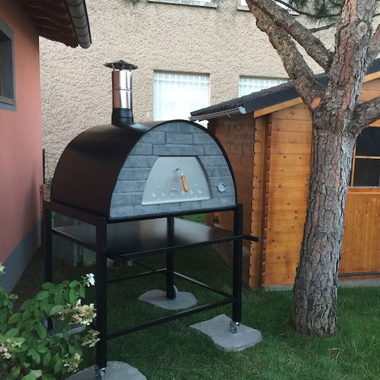 Maximus Suport Mobil Metalic Cuptor Tradițional De Pizza Cu Lemne Maximus Prime 108 X 100 X 98 Cm