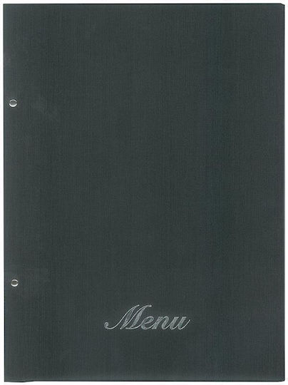 Next Menu Holder Made of PU Leather in Black Colour 32x24 cm Fabric