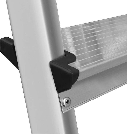 AWTools Leiter Aluminium mit 2x7 Stufen