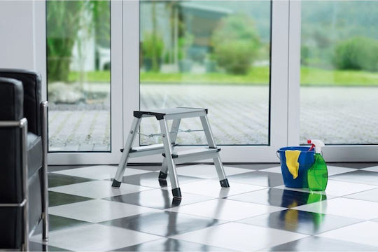 Hailo Ladder Aluminum with 2 Steps