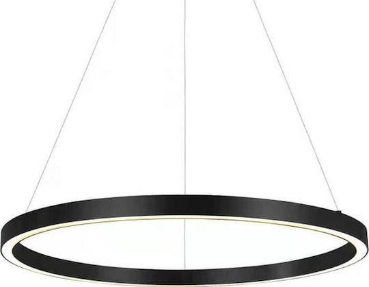 Light Prestige Lustră Suspendată Negru 60x60cm. Light Prestige Lustră Suspendată Negru 60x60cm.