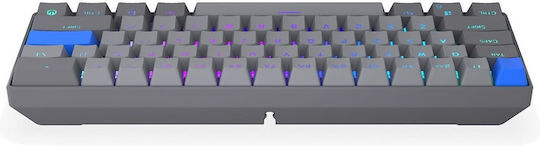 Endorfy Thock V2 Compact Wireless Wireless Gaming Mechanical Keyboard 60% with Gateron Yellow switches and RGB lighting (English US) Gray