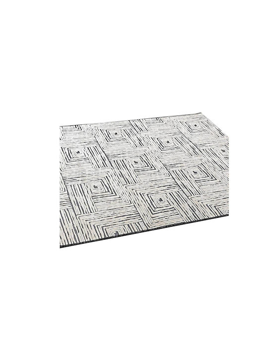 Madi Estio Whirl Rug Rectangular Grey