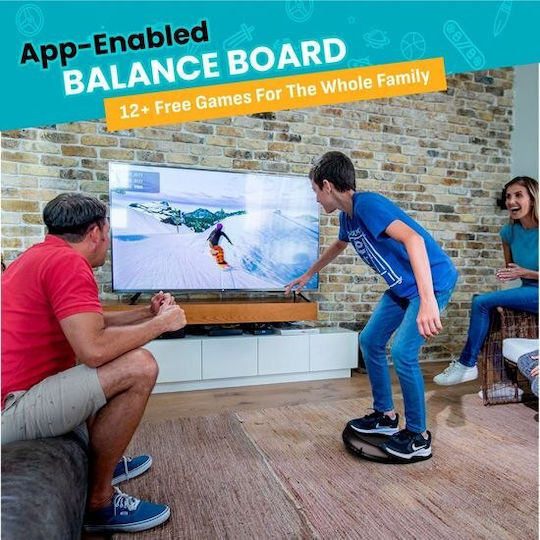 Particula Gobalance Play Διαδραστικός Πίνακας Ισορροπίας Σύνδεση Bluetooth Ρυθμιζόμενη Δυσκολία Όλα Επίπεδα Pa-gbn1play