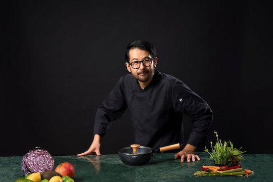 Heinner Rikito Watanabe Уок от Алуминий с Капак с Незалепващо Покритие