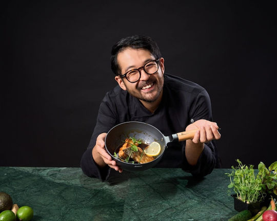 Heinner Rikito Watanabe Уок от Алуминий с Капак с Незалепващо Покритие