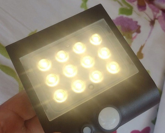 REV Wall Mounted Solar Light 1.5W with Motion Sensor and Photocell