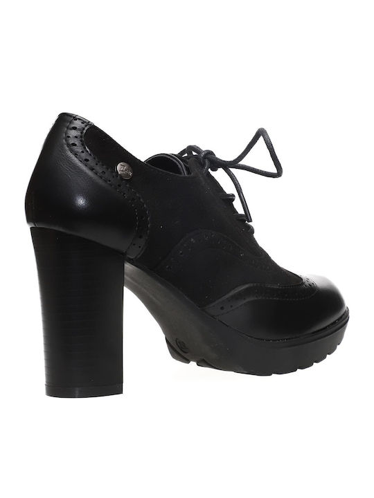 Γυναικεία Μποτάκια Oxfords Μαύρα