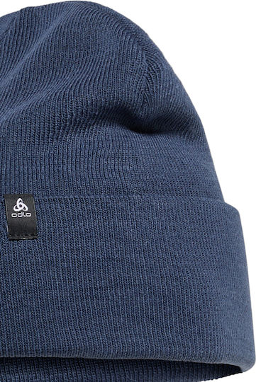 Skadi Beanie Unisex Strickmütze in Blau Farbe