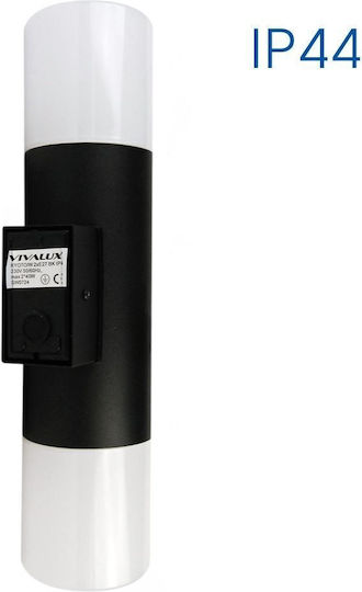 Vivalux Wall-Mounted Outdoor Ceiling Light E27 IP44 Double Beam 8.4x35x11.5εκ.