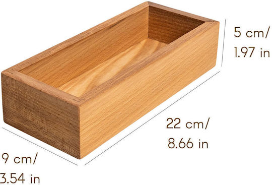 Creative Επιτραπέζια Βάση Ξύλινη 22x9x5εκ. Μπεζ