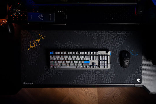 Endorfy Thock V2 Wireless Ασύρματο Gaming Μηχανικό Πληκτρολόγιο με Gateron Yellow διακόπτες και RGB φωτισμό (Αγγλικό US) Γκρι
