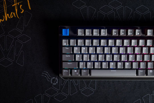 Endorfy Thock V2 Wireless Ασύρματο Gaming Μηχανικό Πληκτρολόγιο με Gateron Yellow διακόπτες και RGB φωτισμό (Αγγλικό US) Γκρι