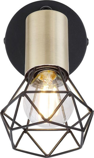 Globo Lighting Xara Μονό Σποτ με Ντουί E14 σε Χρυσό Χρώμα