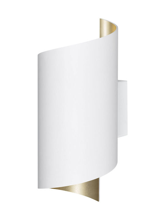 Ledvance Twist Modern Lamp Wall with Integrated LED and Warm White Light 127x23x9.5cm