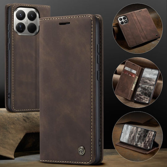 Caseme 013 Retro Book Δερμάτινο / Δερματίνης Καφέ (Xiaomi 15T Pro)