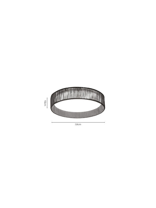 Inlight Πλαφονιέρα 53εκ. LED