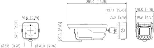 Dahua ITC413-PW4D-IZ3 IP Κάμερα Παρακολούθησης Full HD+ 4MP Αδιάβροχη Ανίχνευσης Πινακίδων
