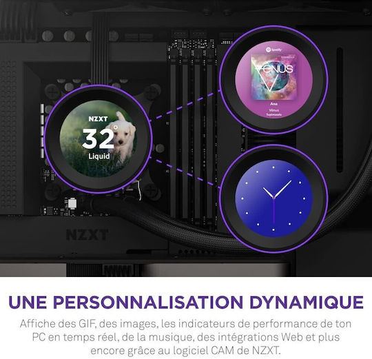 NZXT Kraken Elite 360 Răcire Cu Lichid AIO CPU Cu 3 Ventilatoare 120mm