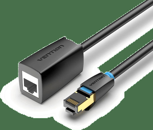 Vention Ikhbh Network Extension Cable From Rj-45 F To Rj-45 M Sstp Cat.8 2m Black