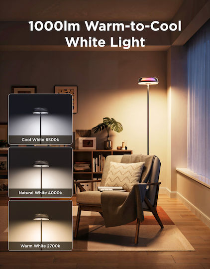 Govee Uplighter H60B0 LED Φωτιστικό Δαπέδου Υ170εκ. Μαύρο