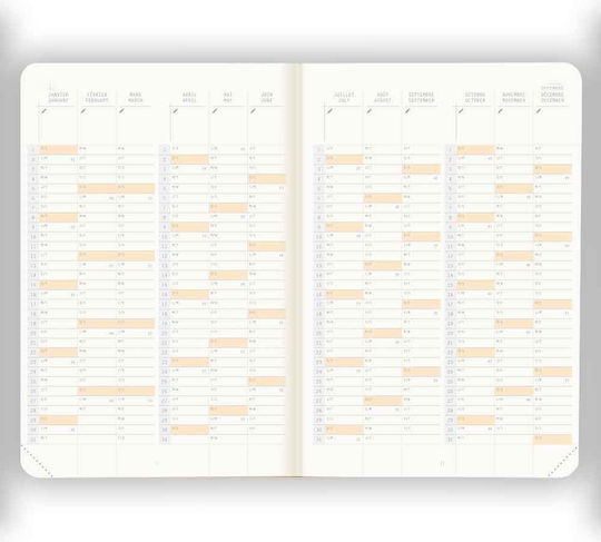Rhodia Webplanner 2026 A5 Weekly Horizontal Rosewood